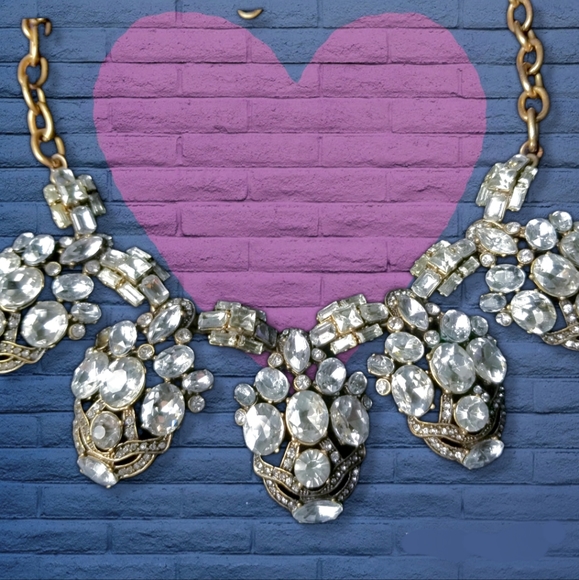 💕J.Crew Crystal Gem Necklace💞